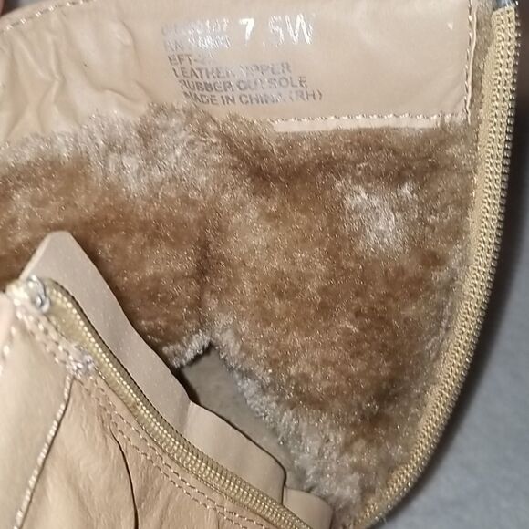 BEACON TAN ANKLE BOOTS SZ 7.5W - Picture 5 of 6